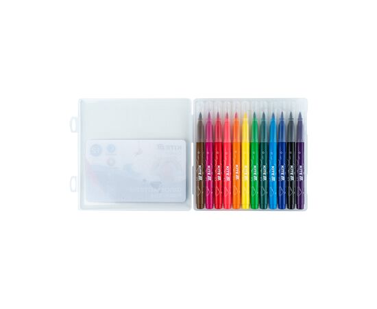 Фломастеры Kite Creative кисточки 12 цветов (K-1150), изображение 3 Фломастеры Kite Creative кисточки 12 цветов (K-1150), изображение 3