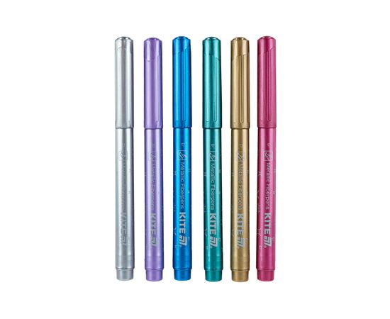 Фломастеры Kite Creative кисточки 6 цветов (K-1149), изображение 2 Фломастеры Kite Creative кисточки 6 цветов (K-1149), изображение 2