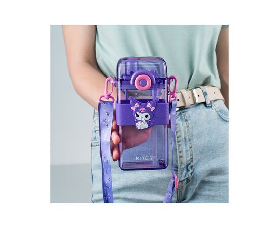 Поильник-непроливайка Kite Kuromi HK-1 500 мл (HK24-1203-1), изображение 8 Поильник-непроливайка Kite Kuromi HK-1 500 мл (HK24-1203-1), изображение 8