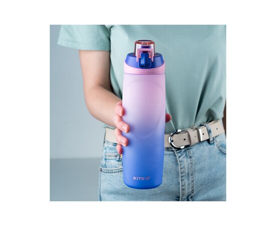 Поильник-непроливайка Kite 760 мл, фиолетово-розовая (K24-1200-2), изображение 4 Поильник-непроливайка Kite 760 мл, фиолетово-розовая (K24-1200-2), изображение 4