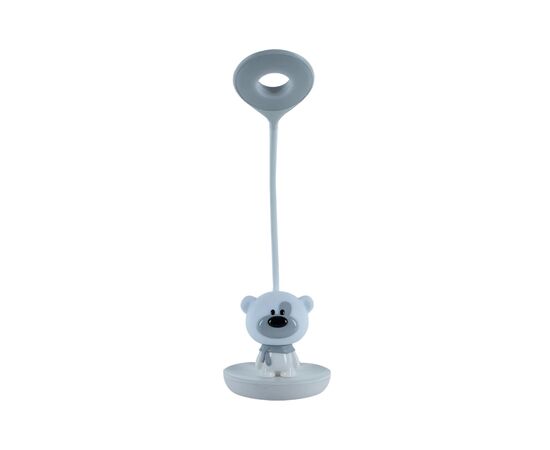 Настільна лампа Kite Bear LED з акумулятором, біла (K24-492-2-1), зображення 3