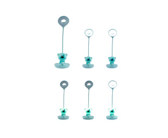 Настольная лампа Kite Bear LED с аккумулятором, зеленый (K24-492-2-4), изображение 5 Настольная лампа Kite Bear LED с аккумулятором, зеленый (K24-492-2-4), изображение 5