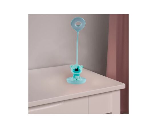 Настольная лампа Kite Bear LED с аккумулятором, зеленый (K24-492-2-4), изображение 6 Настольная лампа Kite Bear LED с аккумулятором, зеленый (K24-492-2-4), изображение 6
