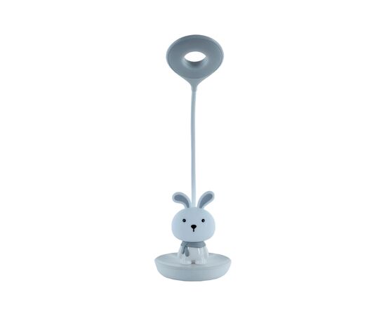 Настільна лампа Kite Bunny LED з акумулятором, біла (K24-492-1-1), зображення 3