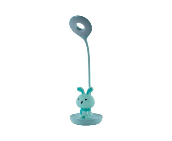 Настольная лампа Kite Bunny LED с аккумулятором, зеленая (K24-492-1-4), изображение 2 Настольная лампа Kite Bunny LED с аккумулятором, зеленая (K24-492-1-4), изображение 2
