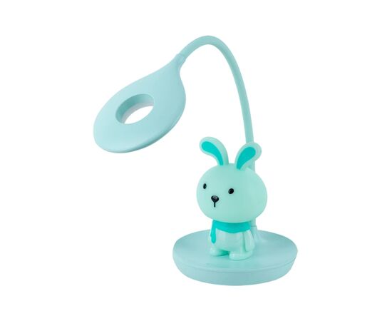 Настільна лампа Kite Bunny LED з акумулятором, зелена (K24-492-1-4)