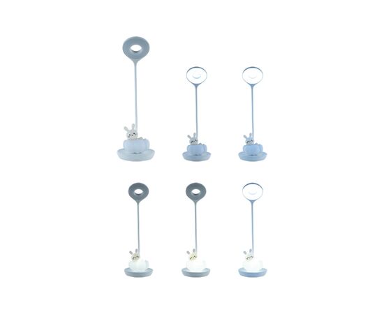 Настільна лампа Kite Cloudy Bunny LED з акумулятором , біла (K24-493-1-1), зображення 5