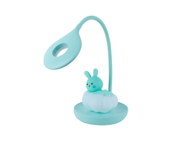 Настольная лампа Kite Cloudy Bunny LED с аккумулятором, зеленая (K24-493-1-4)