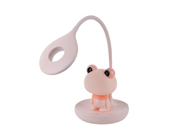 Настольная лампа Kite Froggy LED с аккумулятором, розовая (K24-492-3-2)