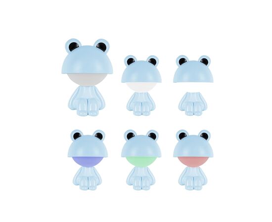 Нічник Kite Світильник LED з акумулятором Cute Froggy, блакитний (K25-316-3-3), зображення 4