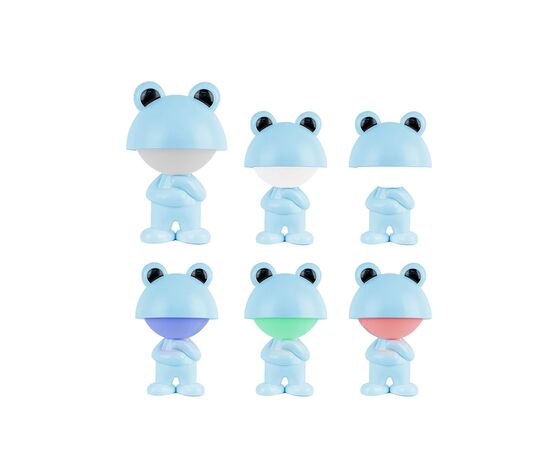 Ночник Kite Светильник LED с аккумулятором Dreamy Froggy, голубой (K25-315-3-3), изображение 4 Ночник Kite Светильник LED с аккумулятором Dreamy Froggy, голубой (K25-315-3-3), изображение 4