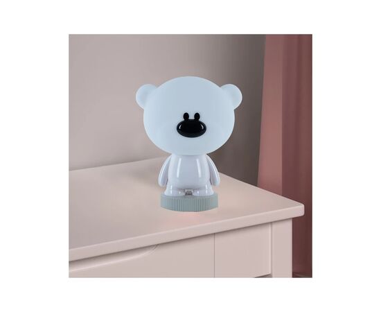 Ночник Kite Светильник LED с аккумулятором Bear, белый, белый (K24-490-2-1), изображение 5 Ночник Kite Светильник LED с аккумулятором Bear, белый, белый (K24-490-2-1), изображение 5