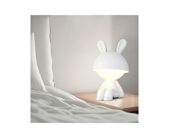 Нічник Kite Світильник LED з акумулятором Cute Bunny, білий (K25-316-1-1), зображення 5