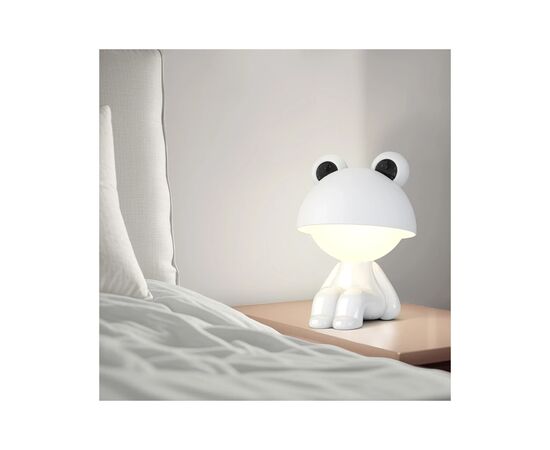 Нічник Kite Світильник LED з акумулятором Cute Froggy, білий (K25-316-3-1), зображення 5 Нічник Kite Світильник LED з акумулятором Cute Froggy, білий (K25-316-3-1), зображення 5