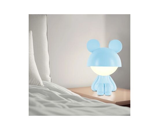 Ночник Kite Светильник LED с аккумулятором Cute Mouse, голубой (K25-316-2-3), изображение 5 Ночник Kite Светильник LED с аккумулятором Cute Mouse, голубой (K25-316-2-3), изображение 5