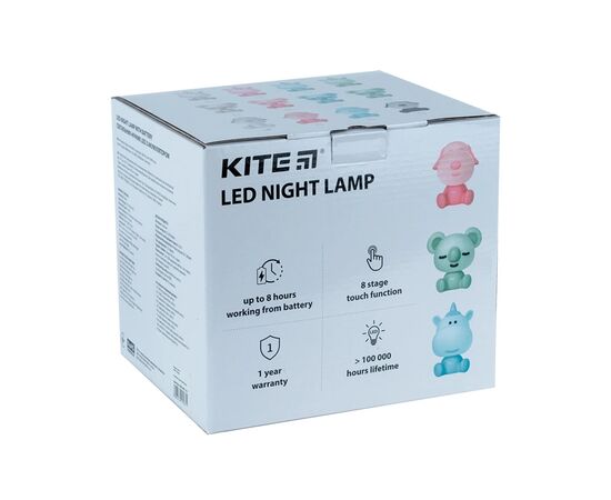 Нічник Kite Світильник LED з акумулятором Doggy, білий (K24-491-3-1), зображення 3 Нічник Kite Світильник LED з акумулятором Doggy, білий (K24-491-3-1), зображення 3