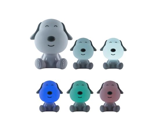 Нічник Kite Світильник LED з акумулятором Doggy, білий (K24-491-3-1), зображення 4 Нічник Kite Світильник LED з акумулятором Doggy, білий (K24-491-3-1), зображення 4