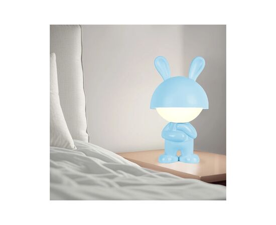 Ночник Kite Светильник LED с аккумулятором Dreamy Bunny, голубой (K25-315-1-3), изображение 5 Ночник Kite Светильник LED с аккумулятором Dreamy Bunny, голубой (K25-315-1-3), изображение 5