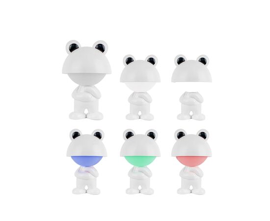 Ночник Kite Светильник LED с аккумулятором Dreamy Froggy, белый (K25-315-3-1), изображение 4 Ночник Kite Светильник LED с аккумулятором Dreamy Froggy, белый (K25-315-3-1), изображение 4