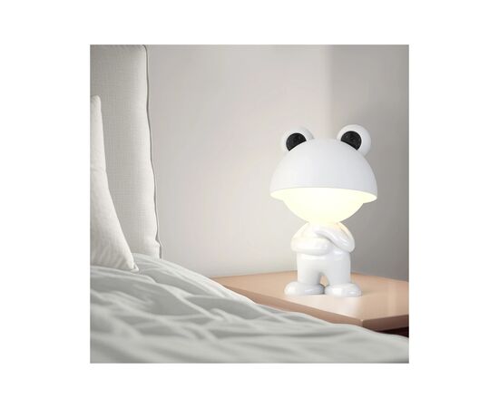 Ночник Kite Светильник LED с аккумулятором Dreamy Froggy, белый (K25-315-3-1), изображение 5 Ночник Kite Светильник LED с аккумулятором Dreamy Froggy, белый (K25-315-3-1), изображение 5
