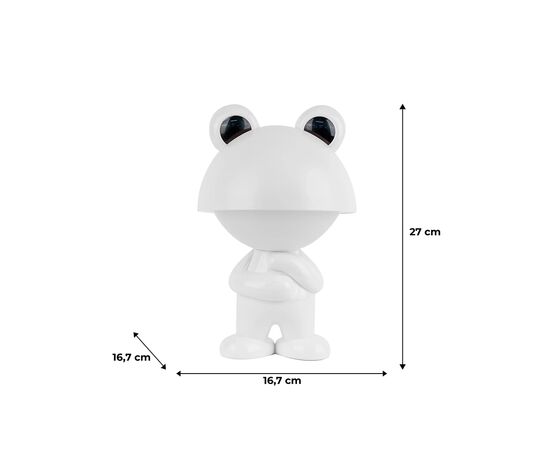 Ночник Kite Светильник LED с аккумулятором Dreamy Froggy, белый (K25-315-3-1), изображение 6 Ночник Kite Светильник LED с аккумулятором Dreamy Froggy, белый (K25-315-3-1), изображение 6