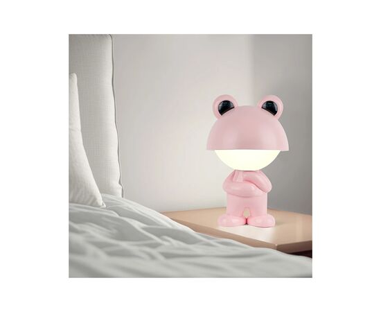 Ночник Kite Светильник LED с аккумулятором Dreamy Froggy, розовый (K25-315-3-2), изображение 5 Ночник Kite Светильник LED с аккумулятором Dreamy Froggy, розовый (K25-315-3-2), изображение 5