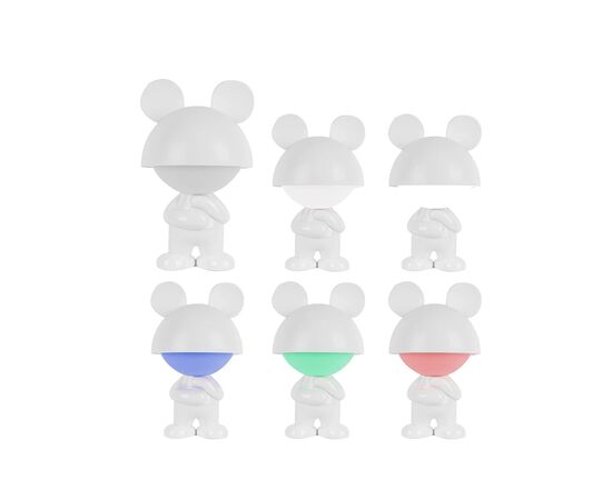 Ночник Kite Светильник LED с аккумулятором Dreamy Mouse, белый (K25-315-2-1), изображение 4 Ночник Kite Светильник LED с аккумулятором Dreamy Mouse, белый (K25-315-2-1), изображение 4