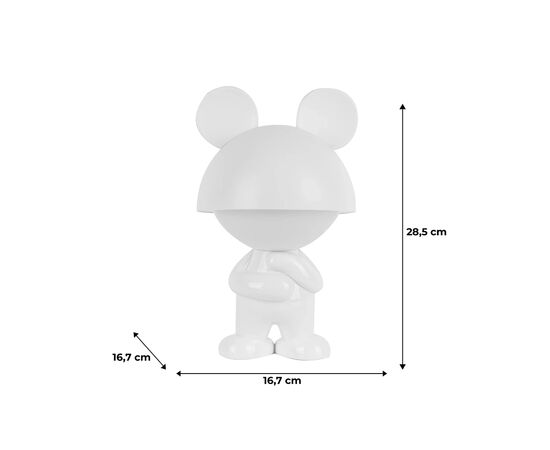 Ночник Kite Светильник LED с аккумулятором Dreamy Mouse, белый (K25-315-2-1), изображение 5 Ночник Kite Светильник LED с аккумулятором Dreamy Mouse, белый (K25-315-2-1), изображение 5