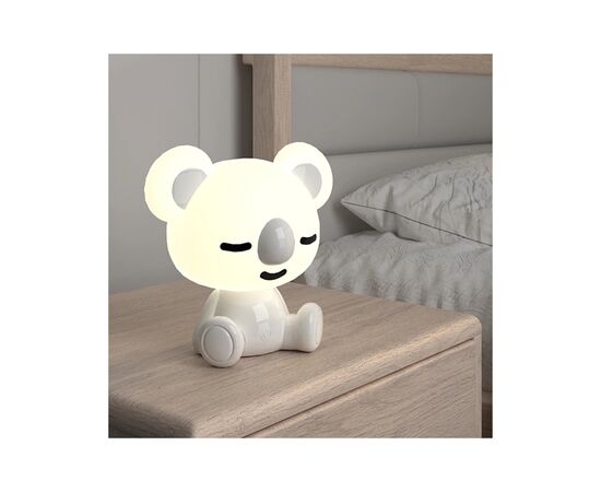 Ночник Kite Светильник LED с аккумулятором Koala, белый (K24-491-2-1), изображение 5 Ночник Kite Светильник LED с аккумулятором Koala, белый (K24-491-2-1), изображение 5