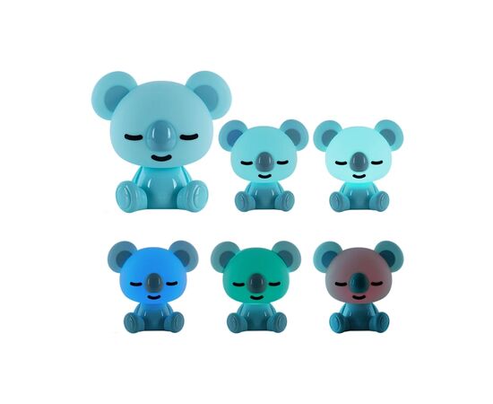 Ночник Kite Светильник LED с аккумулятором Koala, голубой (K24-491-2-3), изображение 4 Ночник Kite Светильник LED с аккумулятором Koala, голубой (K24-491-2-3), изображение 4