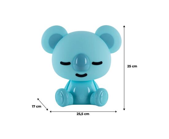 Ночник Kite Светильник LED с аккумулятором Koala, голубой (K24-491-2-3), изображение 6 Ночник Kite Светильник LED с аккумулятором Koala, голубой (K24-491-2-3), изображение 6