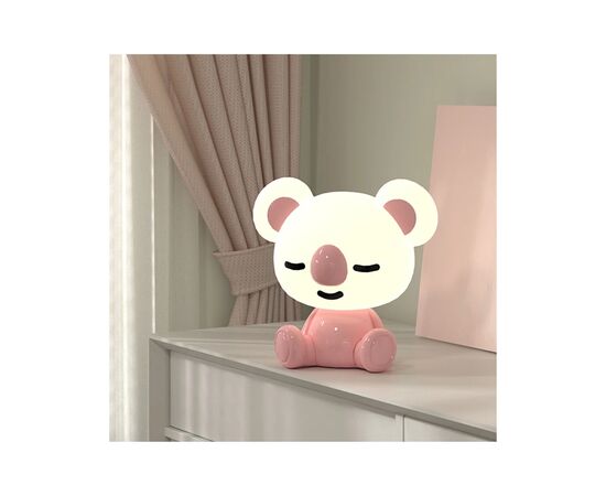 Ночник Kite Светильник LED с аккумулятором Koala, розовый (K24-491-2-2), изображение 5 Ночник Kite Светильник LED с аккумулятором Koala, розовый (K24-491-2-2), изображение 5
