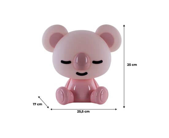 Ночник Kite Светильник LED с аккумулятором Koala, розовый (K24-491-2-2), изображение 6 Ночник Kite Светильник LED с аккумулятором Koala, розовый (K24-491-2-2), изображение 6