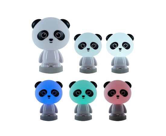 Ночник Kite Светильник LED с аккумулятором Panda, белый (K24-490-3-1), изображение 4 Ночник Kite Светильник LED с аккумулятором Panda, белый (K24-490-3-1), изображение 4