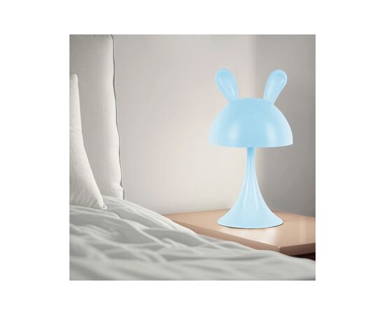 Ночник Kite Светильник LED с аккумулятором Simple Bunny, голубой (K25-317-1-3), изображение 5 Ночник Kite Светильник LED с аккумулятором Simple Bunny, голубой (K25-317-1-3), изображение 5