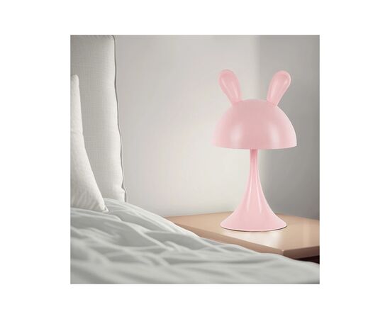 Ночник Kite Светильник LED с аккумулятором Simple Bunny, розовый (K25-317-1-2), изображение 5 Ночник Kite Светильник LED с аккумулятором Simple Bunny, розовый (K25-317-1-2), изображение 5