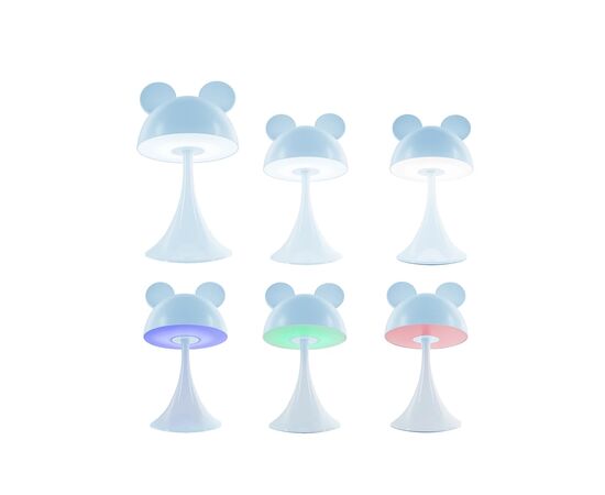 Ночник Kite Светильник LED с аккумулятором Simple Mouse, голубой (K25-317-2-3), изображение 4 Ночник Kite Светильник LED с аккумулятором Simple Mouse, голубой (K25-317-2-3), изображение 4