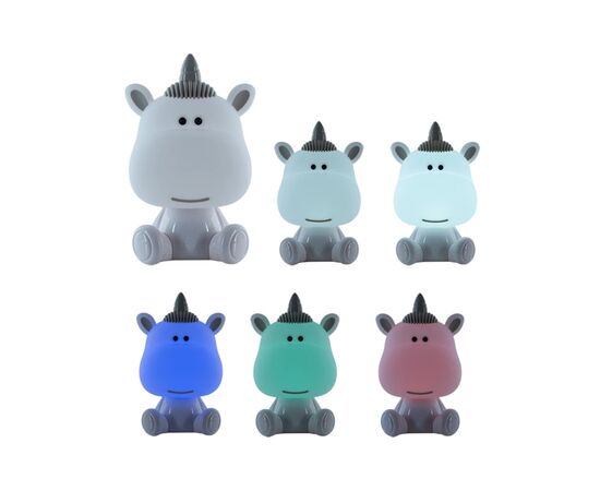 Ночник Kite Светильник LED с аккумулятором Unicorn, белый (K24-491-1-1), изображение 4 Ночник Kite Светильник LED с аккумулятором Unicorn, белый (K24-491-1-1), изображение 4