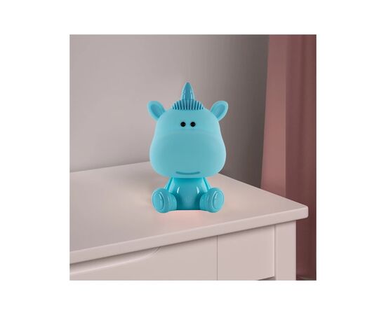 Ночник Kite Светильник LED с аккумулятором Unicorn, голубой (K24-491-1-3), изображение 5 Ночник Kite Светильник LED с аккумулятором Unicorn, голубой (K24-491-1-3), изображение 5