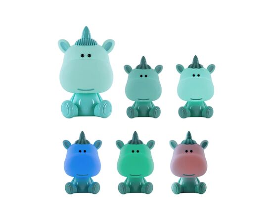 Ночник Kite Светильник LED с аккумулятором Unicorn, зеленый (K24-491-1-4), изображение 4 Ночник Kite Светильник LED с аккумулятором Unicorn, зеленый (K24-491-1-4), изображение 4