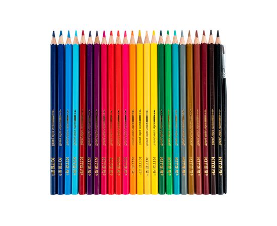 Олівці кольорові Kite Classic акварельні, 24 кольори (K-1050), зображення 3 Олівці кольорові Kite Classic акварельні, 24 кольори (K-1050), зображення 3