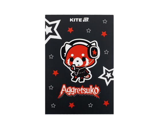 Блокнот Kite Aggretsuko A5, 50 аркушів, клітинка (AR25-194)