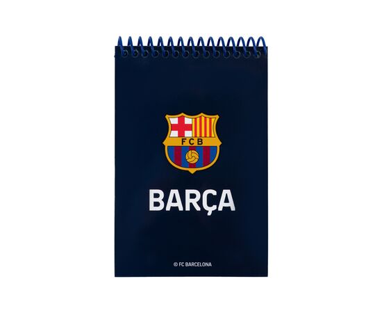 Блокнот Kite на спіралі FC Barcelona А6, 48 аркушів, нелінований (BC25-196)