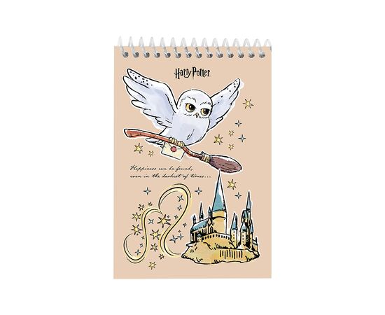 Блокнот Kite з магнітною закладкою Harry Potter А5, 60 аркушів, клітинка (HP25-196)