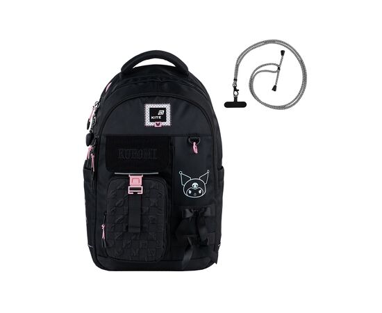 Рюкзак школьный Kite Education teens 2597L Kuromi (HK25-2597L), изображение 3 Рюкзак школьный Kite Education teens 2597L Kuromi (HK25-2597L), изображение 3