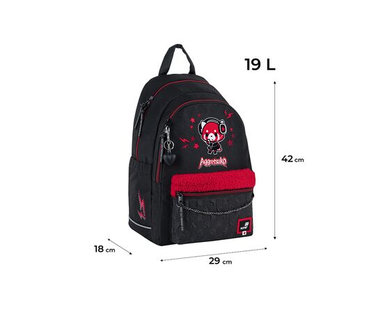 Рюкзак школьный Kite Education teens 2575M Aggretsuko (AR25-2575M), изображение 2 Рюкзак школьный Kite Education teens 2575M Aggretsuko (AR25-2575M), изображение 2