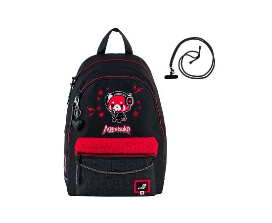 Рюкзак школьный Kite Education teens 2575M Aggretsuko (AR25-2575M), изображение 3 Рюкзак школьный Kite Education teens 2575M Aggretsuko (AR25-2575M), изображение 3