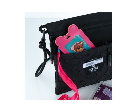 Бейдж Kite вертикальный на шнурке, фуксия (K24-296-4), изображение 5