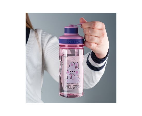 Поїльник-непроливайка Kite Feel Good, 500 мл, лілова (K25-397-2), зображення 6 Поїльник-непроливайка Kite Feel Good, 500 мл, лілова (K25-397-2), зображення 6