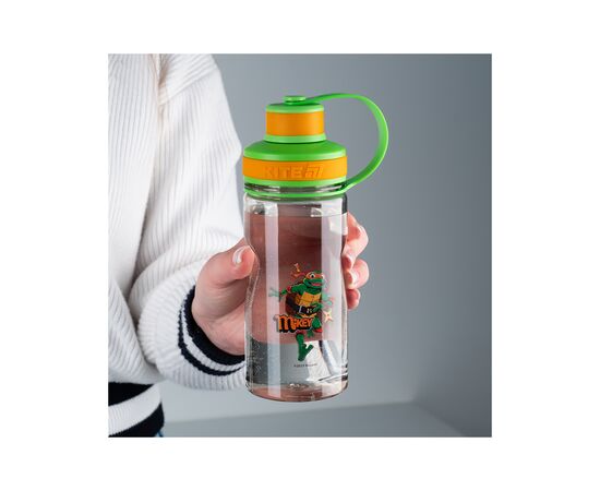 Поильник-непроливайка Kite Ninja Turtles 500 мл, сіра (NT25-397), изображение 7